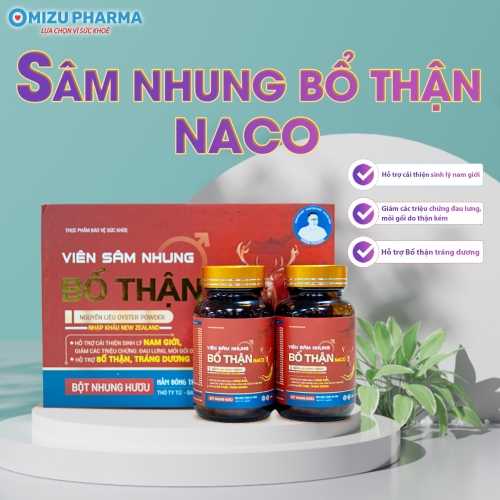 Viên Sâm Nhung Bổ Thận Naco